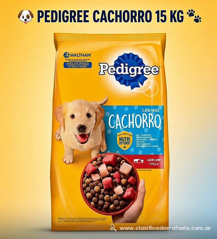 COMPRO BALANCEADO PEDIGREE CACHORRO NUTRI DEFENS en Mascotas - Rafaela